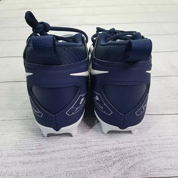 Nike Alpha Menace Pro 3 Football Cleats Mens sz 10.5 Navy/White CT6649-400 - Picture 4 of 6